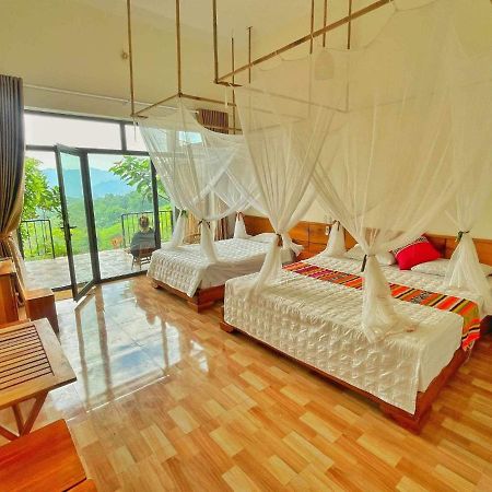 Homestay Khanh Dang Lac Son Bagian luar foto