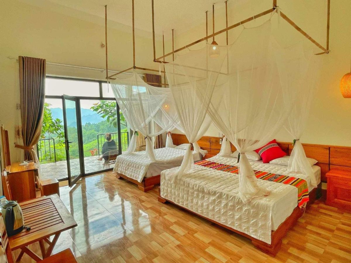 Homestay Khanh Dang Lac Son Bagian luar foto