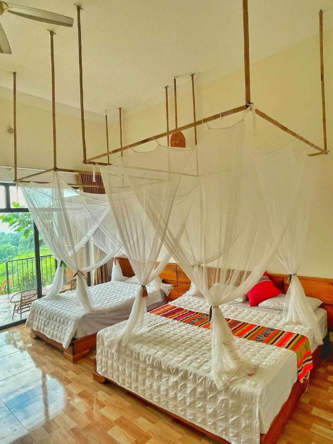 Homestay Khanh Dang Lac Son Bagian luar foto