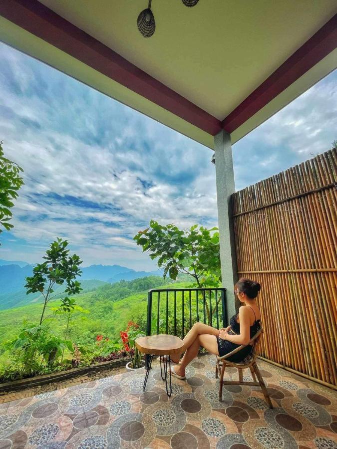 Homestay Khanh Dang Lac Son Bagian luar foto