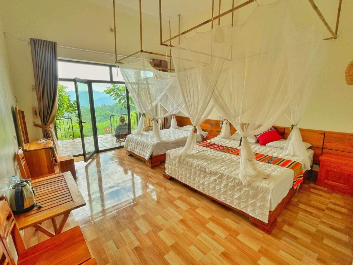 Homestay Khanh Dang Lac Son Bagian luar foto